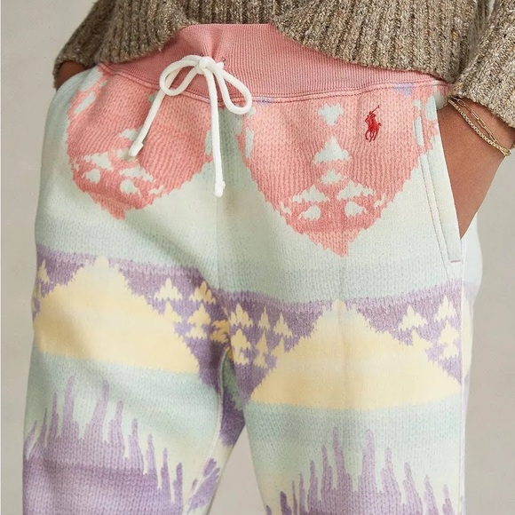 Ralph Lauren Pastel Patterned Joggers - Picture 9 of 16